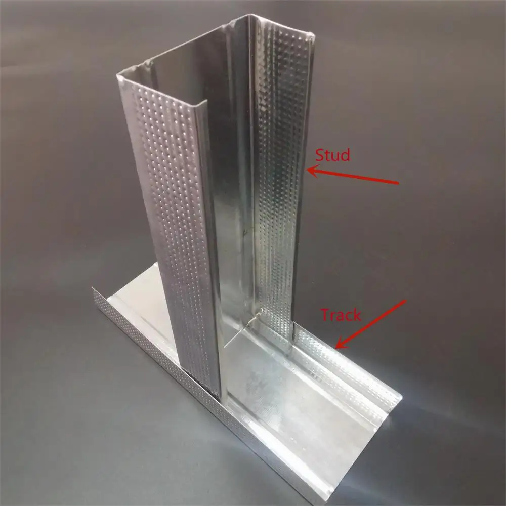 C U stud galvanized steel drywall profile ceiling grid components