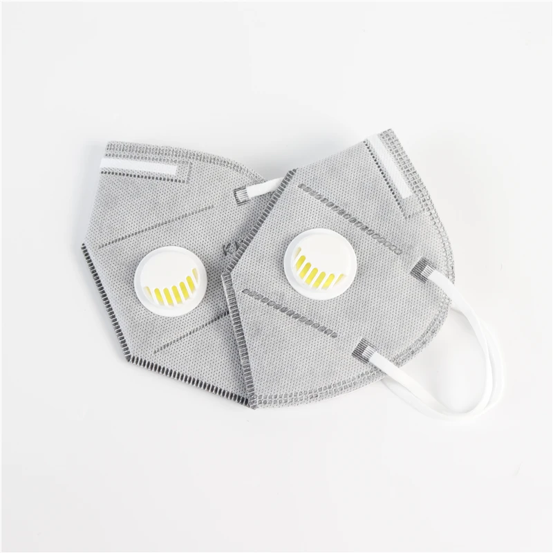 Wholesale 7-ply Disposable Activated Carbon Face Mask Protective Kn95 Mask With Valve