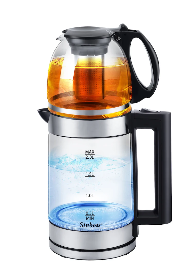 lianjiang pyrex clear glass transparent 1.8l  electric kettle  jug price household manufacturers