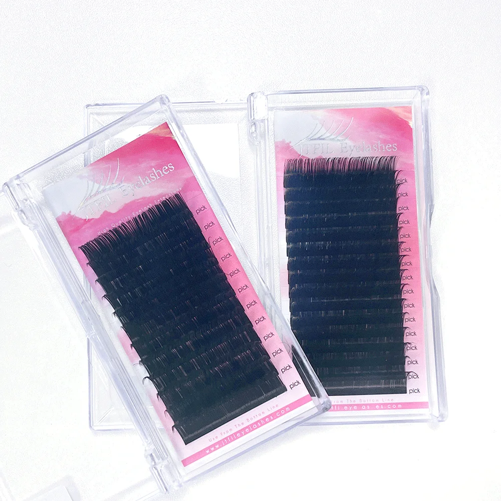 
 Шелковые ресницы JOMAY, русский объем, наращивание ресниц, безопасные ресницы  