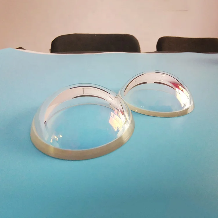 Custom Made Optical Grade Sapphire Crystal Protect Cover Glass 10mm To 150mm Dome Of Underwater Camera