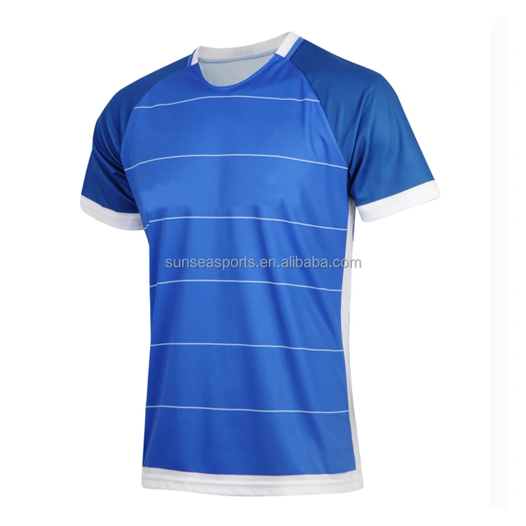 Sportswear Unisex Knitted Breathable Sports Soccer Jersey Football Wears On Sale
