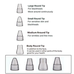 Latest Hot Selling Rose Gold Vacuum Pore Cleaner Kin Care Tool Kit Skin Scrubber - Austen Blackhead Remover