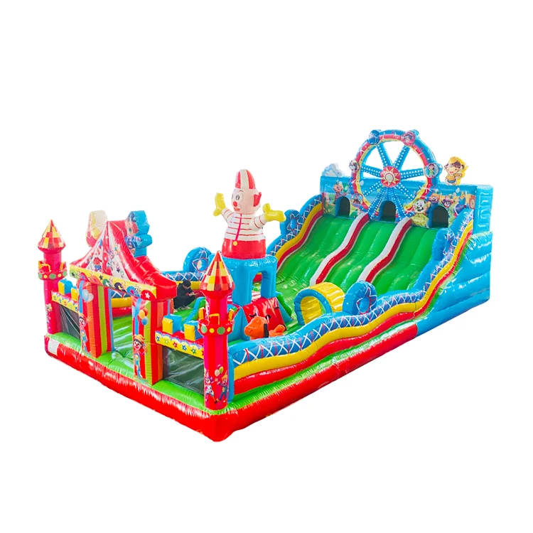 Bouncy castle outdoor large outdoor square trampoline water park playground Toy park slide children