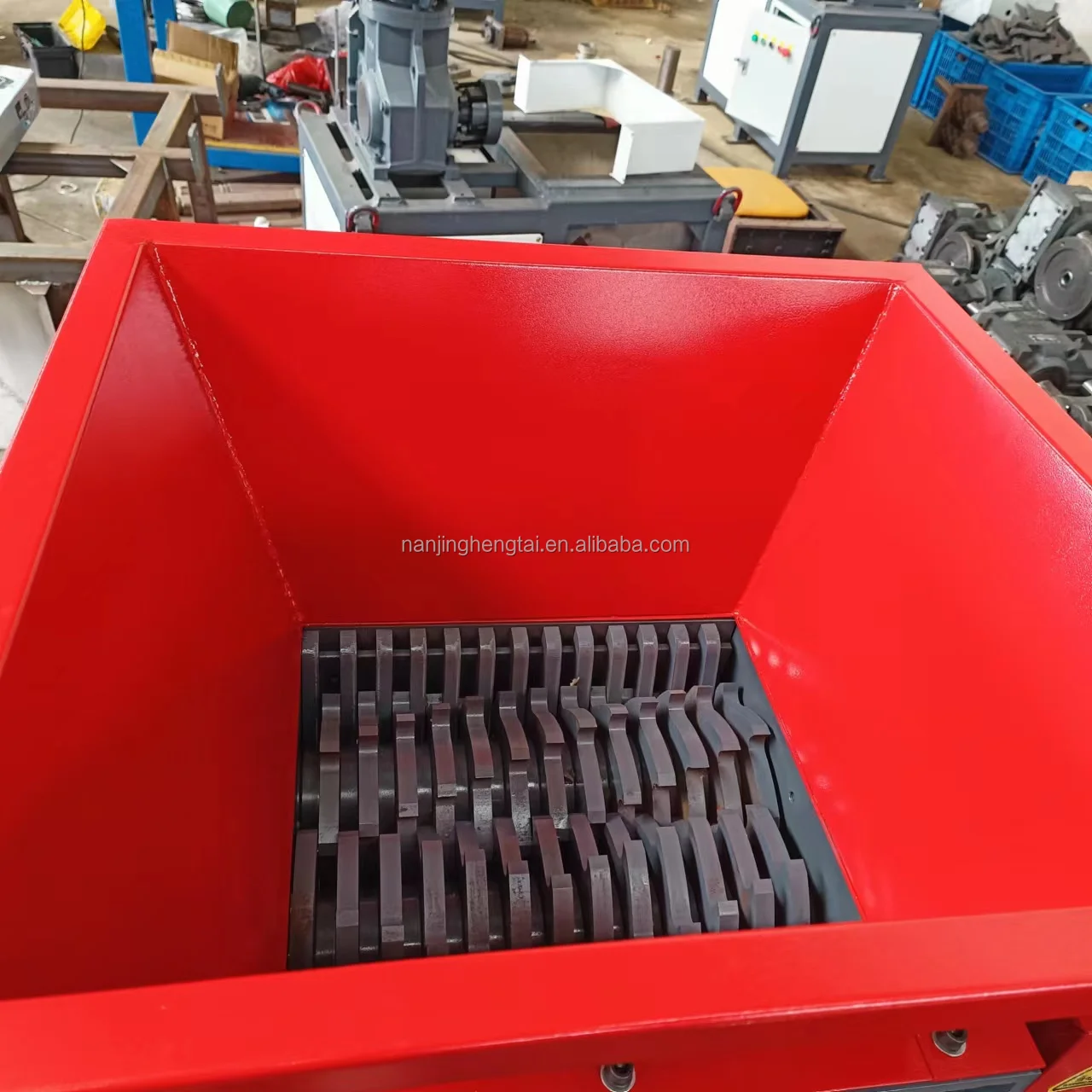 Plastic Crusher Equipment Used Rubber Plastic casing Shredding Recycling Machines Double Shaft Shredder