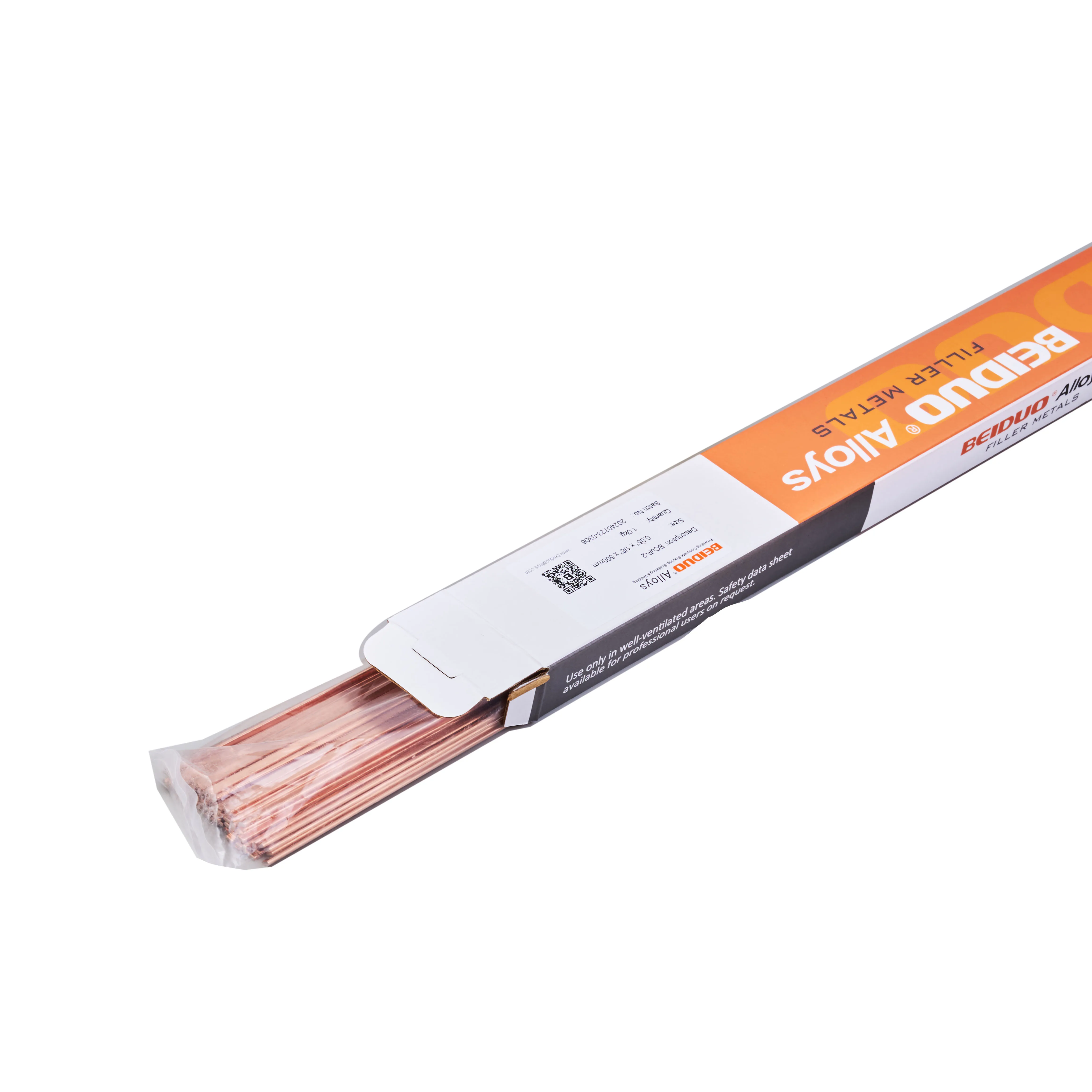 BCuP-2 Square Rods 2.0x2.0x500mm 1kg Phos Copper Alloy for High-Strength Joints Ideal for HVAC, Plumbing and Metalworking