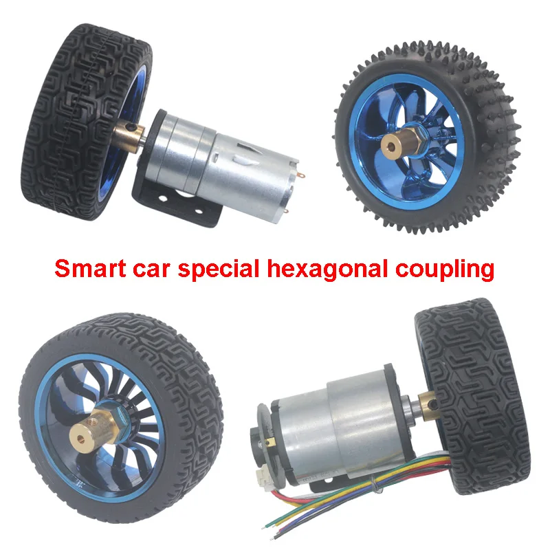 DIY Parts Hexagonal Coupling 3mm 4mm 6mm 8mm Inner Bore Gear Motor Shaft Coupling with Screw Metal for Motor