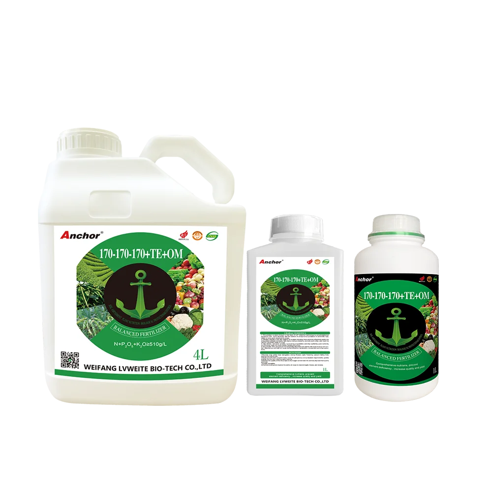 Новый тип Специальный NPK 17-17-17 жидкий хелатированный микроэлемент водорастворимое удобрение
