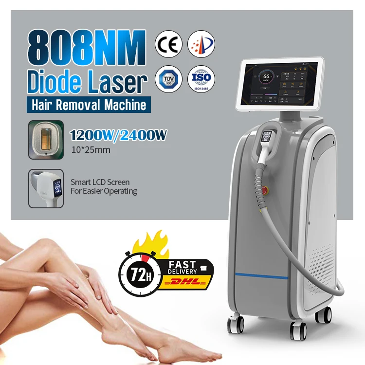 2022 New professional triple waves portatil ice 808nm diode laser hair removal machine equipment diode lazer depilacion