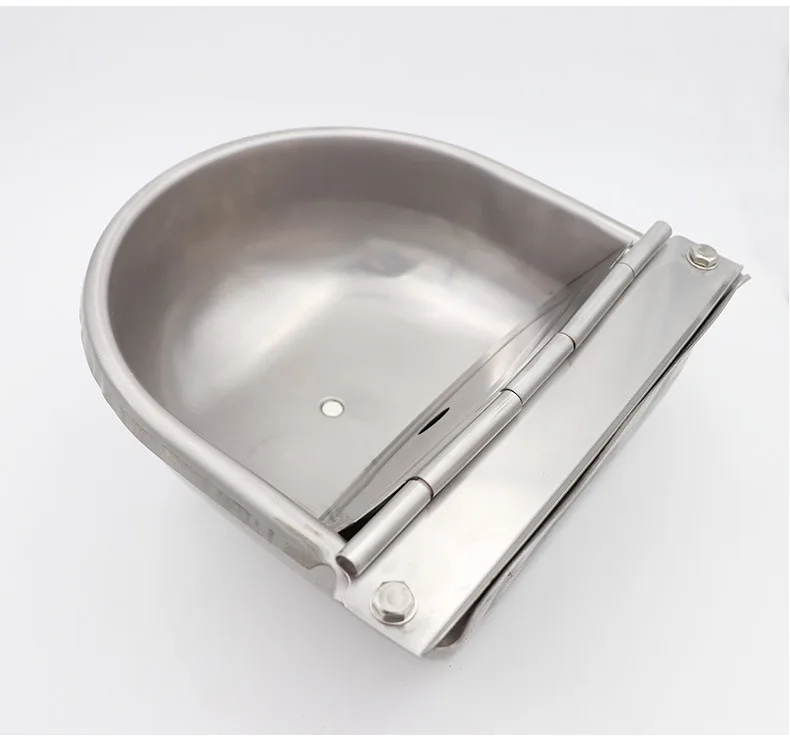 Homend Automatic Waterer Bowl Farm Grade Stainless Stock Waterer Horse Cattle Goat Sheep Dog Water with without Drainage Hole