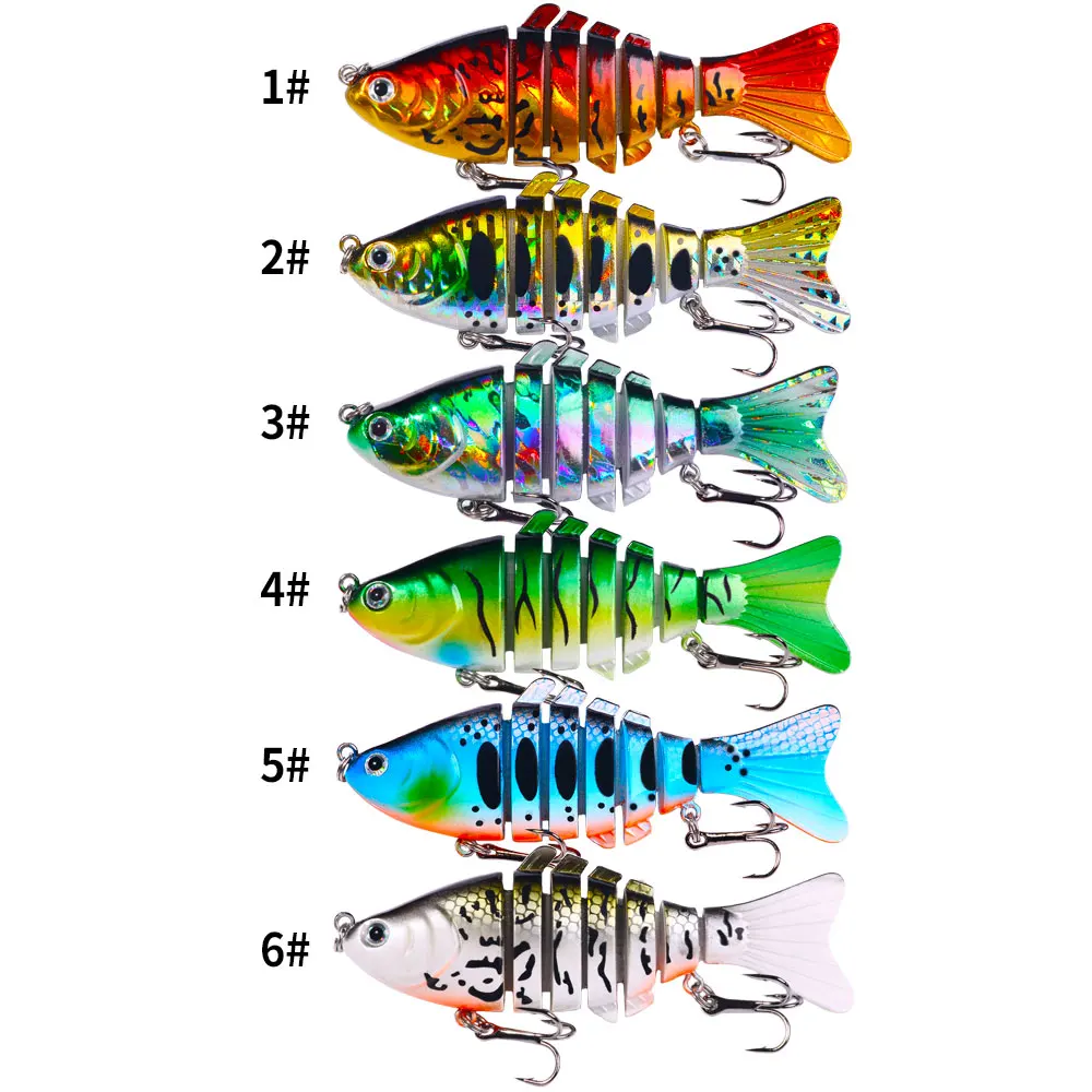 10cm-15.6g Hard Lures Best Swimbait Multi Jointed Artificial Fishing Lure