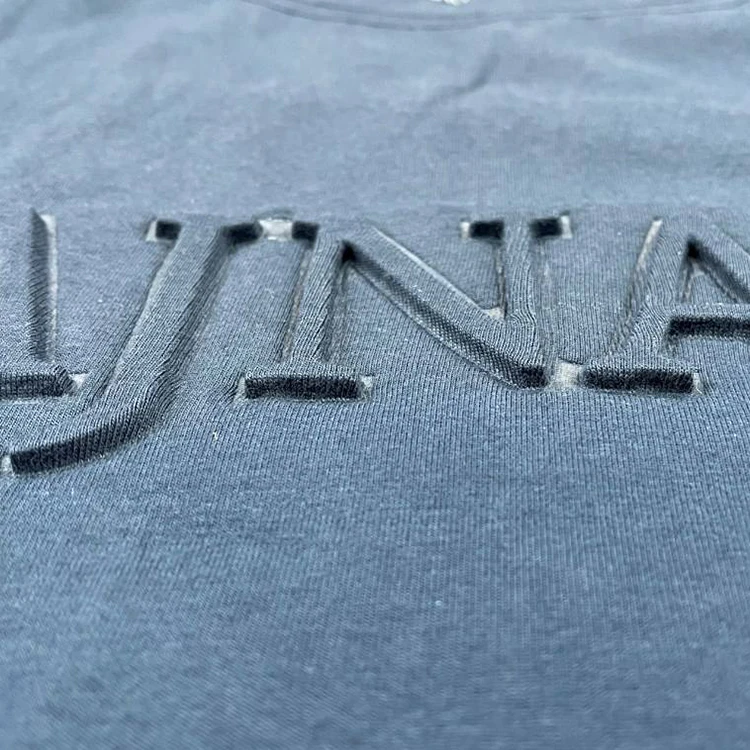 Inventory 95% Cotton And 5% Spandex T-Shirt High Quality Men 190 Gsm 3d Embossed T-Shirts