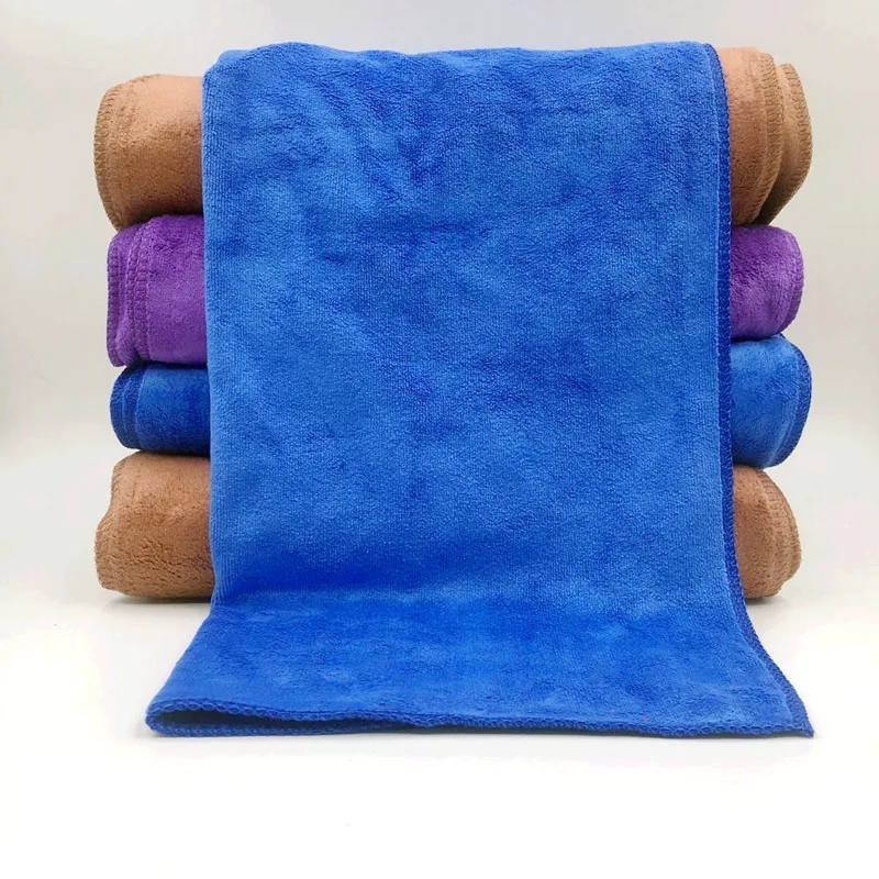 Cheap Ultra Thick Plush Durable Wash Car Microfiber Towel With Seam Edge