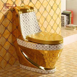 bathroom gold plated toilet brand toilet bowl