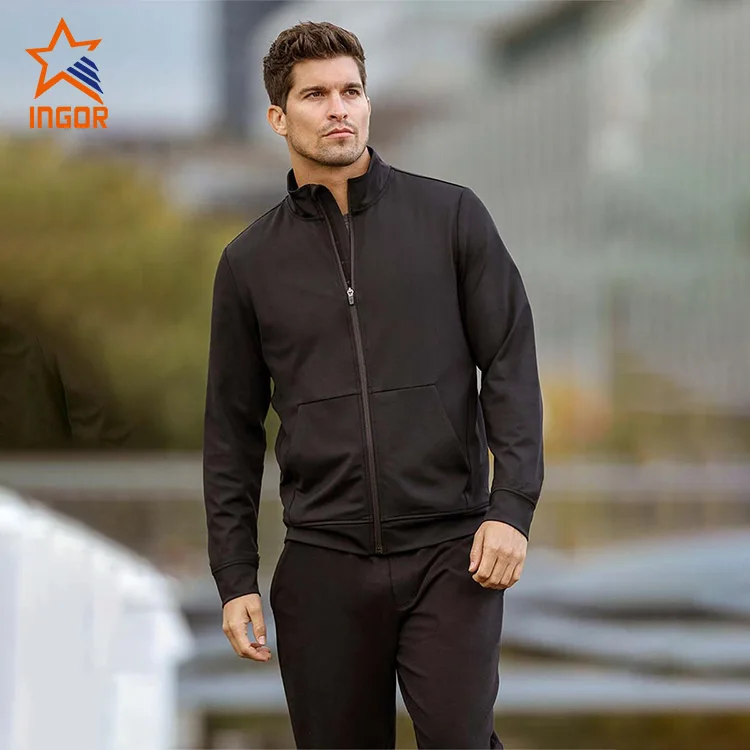 Ingor Casual Clothing Mens Full zip Up Jacket