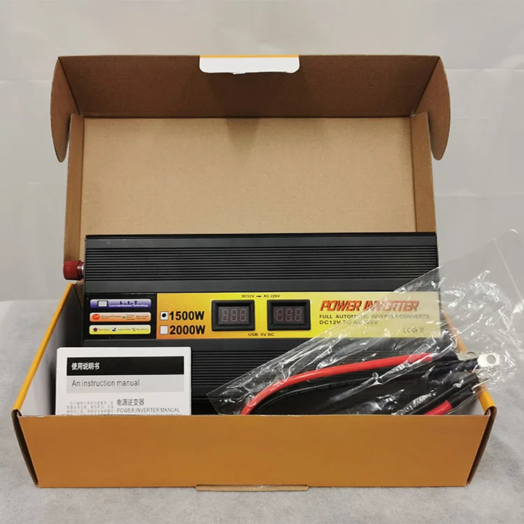 Wholesale power system energy convert modified sine wave 50hz inverter 12v 220v 2000w