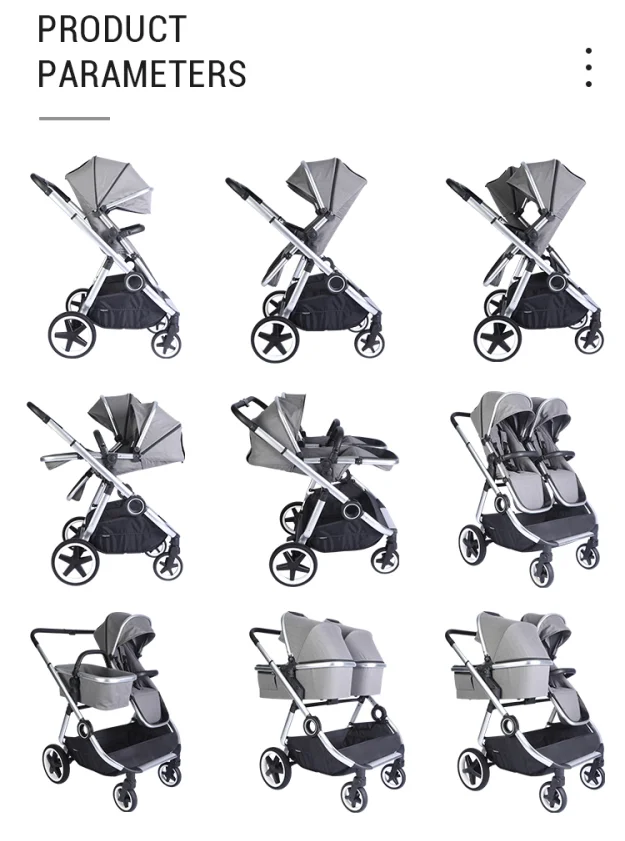 Professional Manufacturer Special Needs Portable Popular Double Stroller For Baby