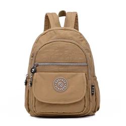 2021 New Minimalistic Nylon Bags Simple Casual Tourism School Shopping High Capacity Bags Backpack