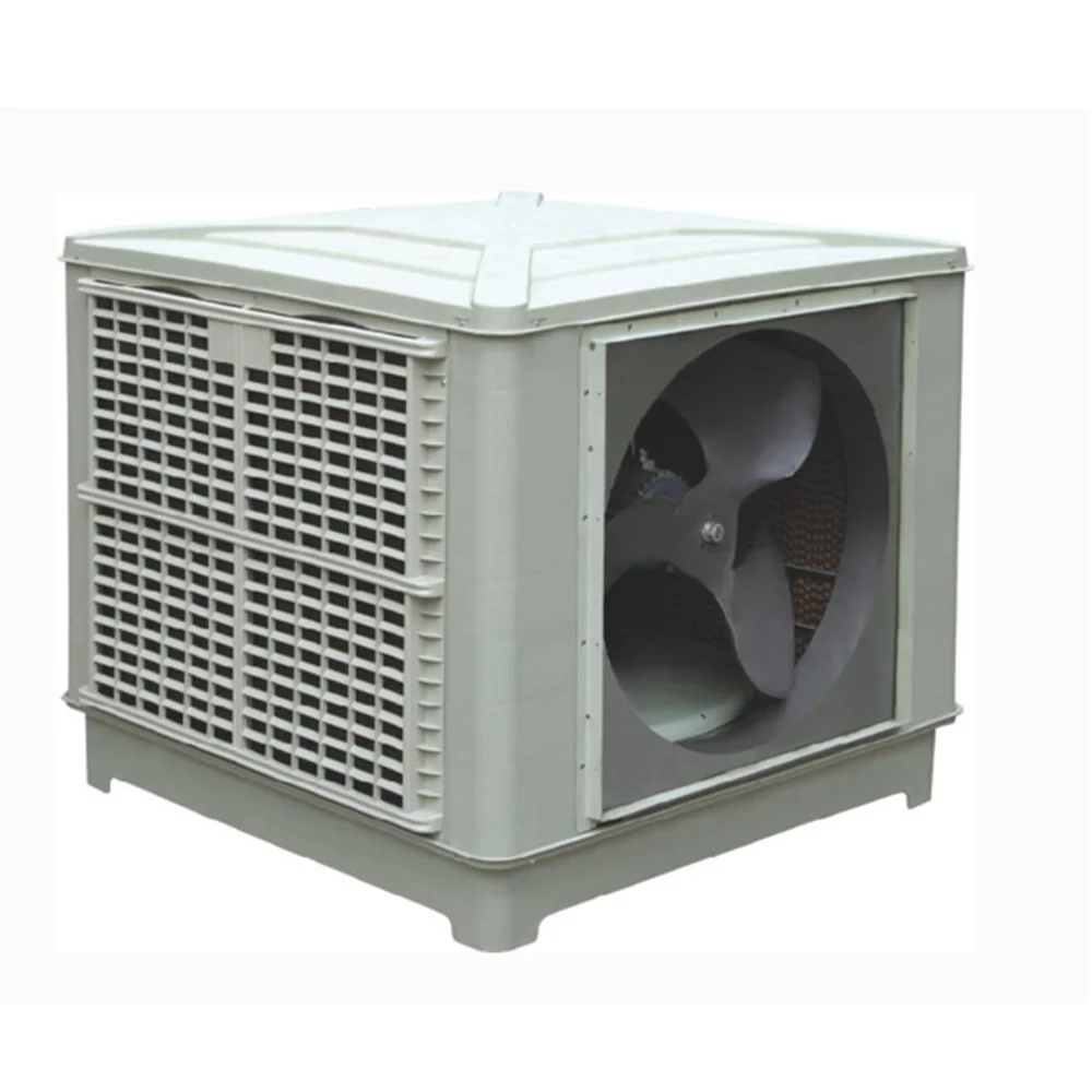 0.75kw 15000m3/h Model  Factory Industrial Evaporative  Air Cooler  With Side Discharge