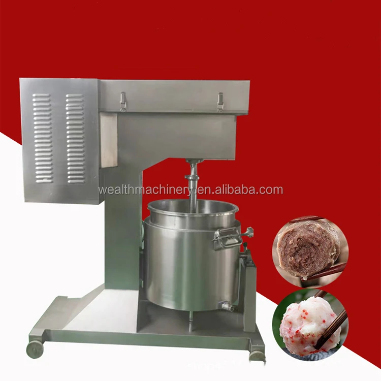 Factory direct sales Meatball Beating Machine fish Meatball Beater beef lamb meat Paste Mixer commercial for sale