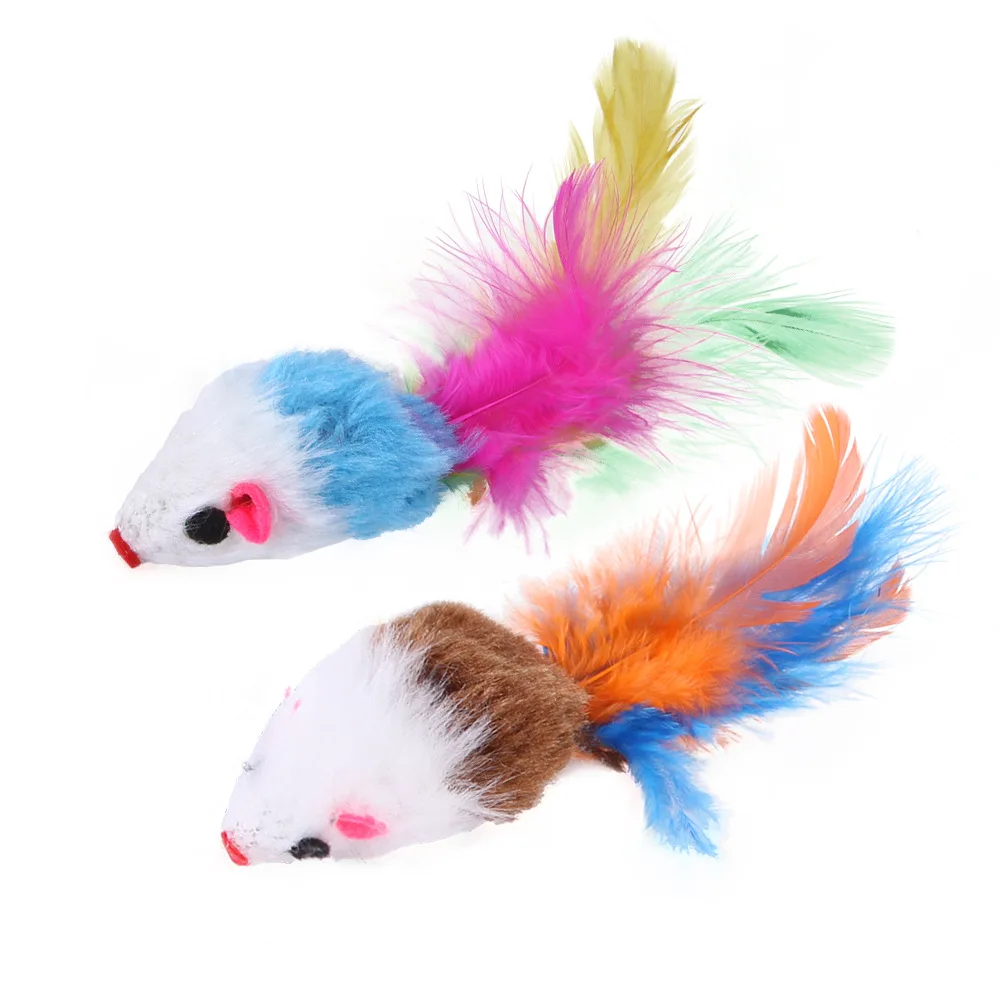 24 Packs Assortments Cat Kitten Toys Tunnel, Teaser Wand Toy Fluffy Mouse Crinkle Balls Cat Tube