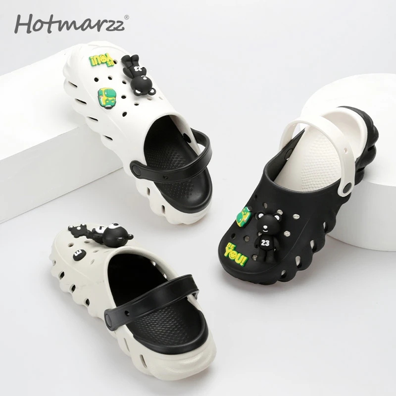 factory price creative design man shoes summer environmental colors cartoon eva clogs for outdoor