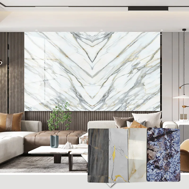 China Factory custom High Glossy Waterproof Interior Decorating 3mm PVC board Melamine MDF Board PVC Plastic UV Board