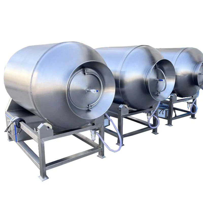 Vacuum Meat Tumbler with SUS304 Stainless Steel Mixing Bowl Chicken Duck Fish Meat Tumbler Vacuum Marinator Marinating Machine