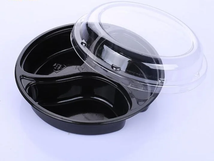 Disposable plastic with lid fruit plate platter for party wedding