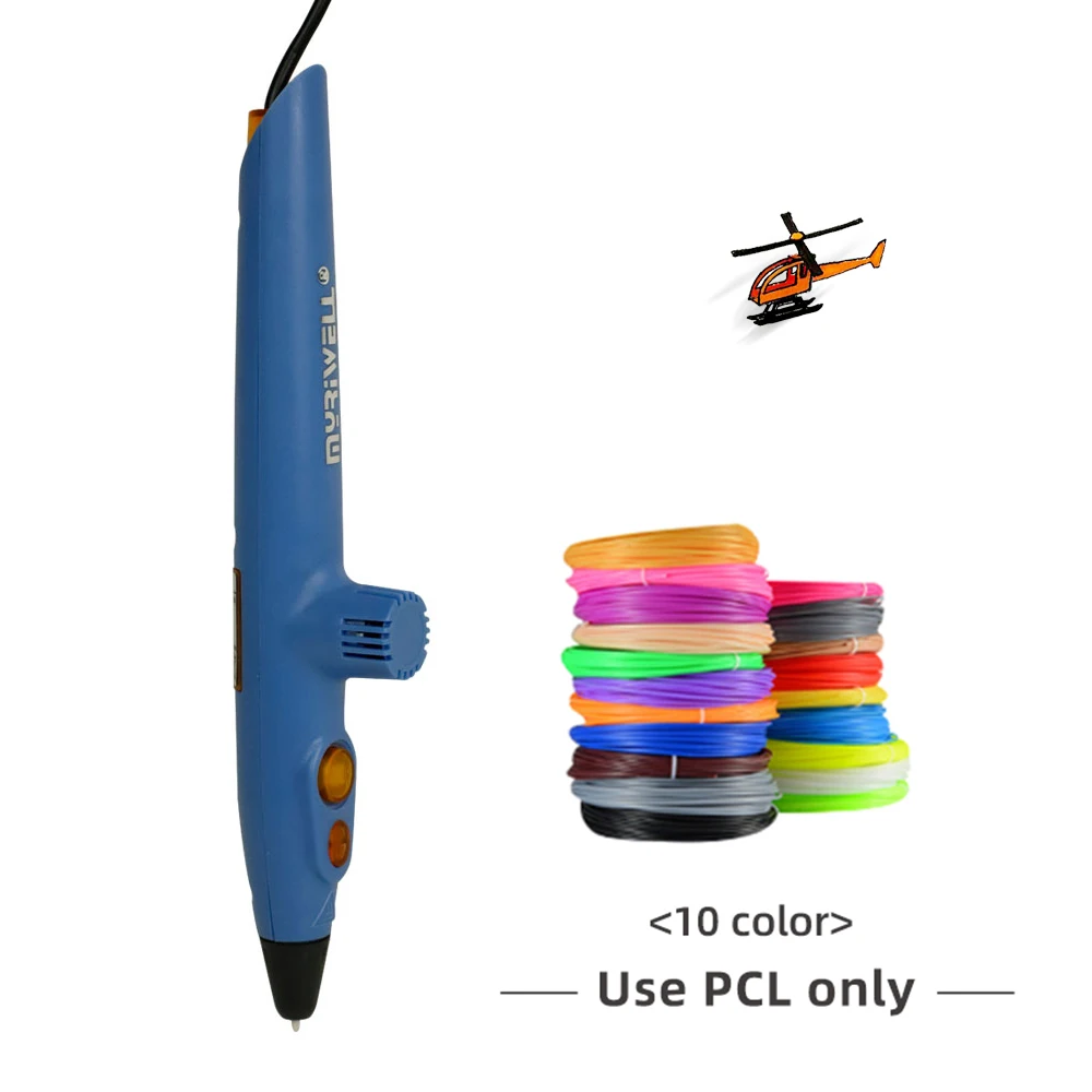 Myriwell 3d drawing pen RP-200A 1.75mm filament DIY craft kids printer toys gift USB wire birthday gift