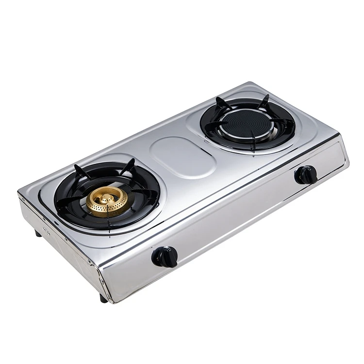 Gas Stove Burners Gas Burners for Cooking Indoor Outdoor stainless steel 2 Burners Household Kitchen Cooktops Cooker