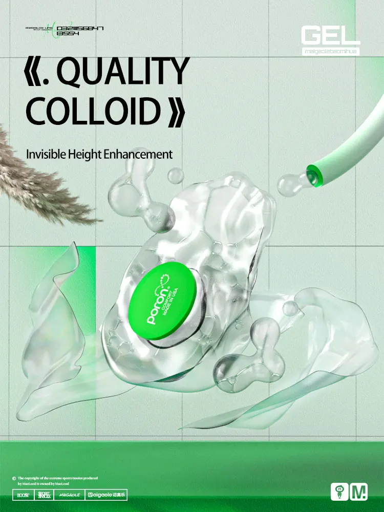 Poron Vive Comfort Inner Elevated insole for long-lasting wear shock absorption durability self-adhesive boot shoe pads