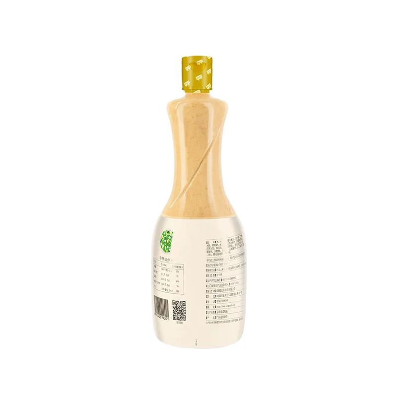 1.6L Natural Delicious Japanese fresh green mustard flavored sesame salad dressing for vegetable