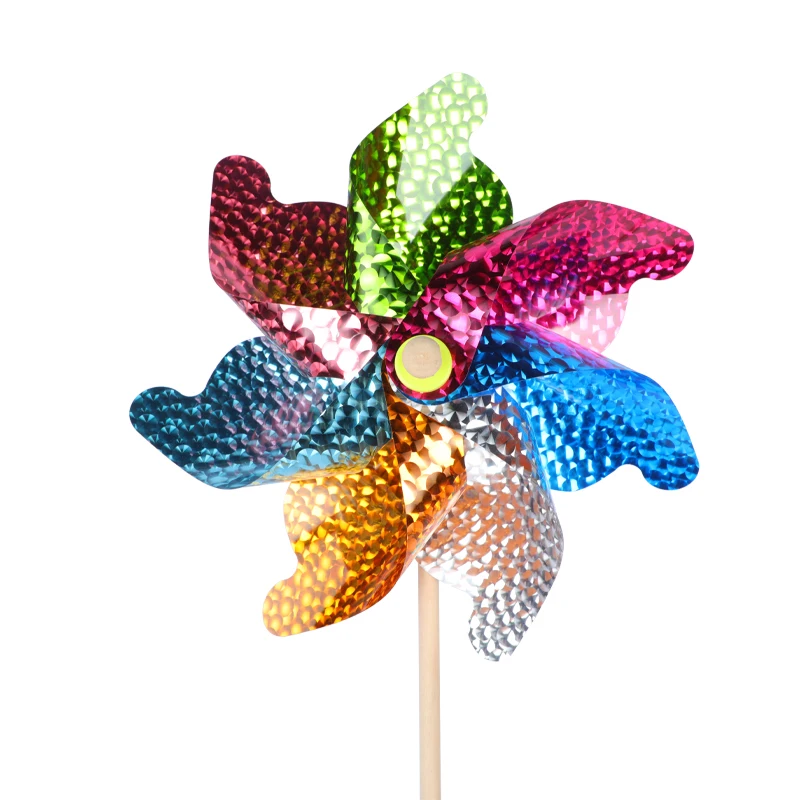 Guaranteed Quality Plastic Toy Windmill Wooden Garden Pinwheel