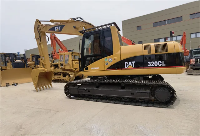 Used heavy machine 320CL Japan original 320C 320DL 320D 320CL crawler excavator on sale in Shanghai