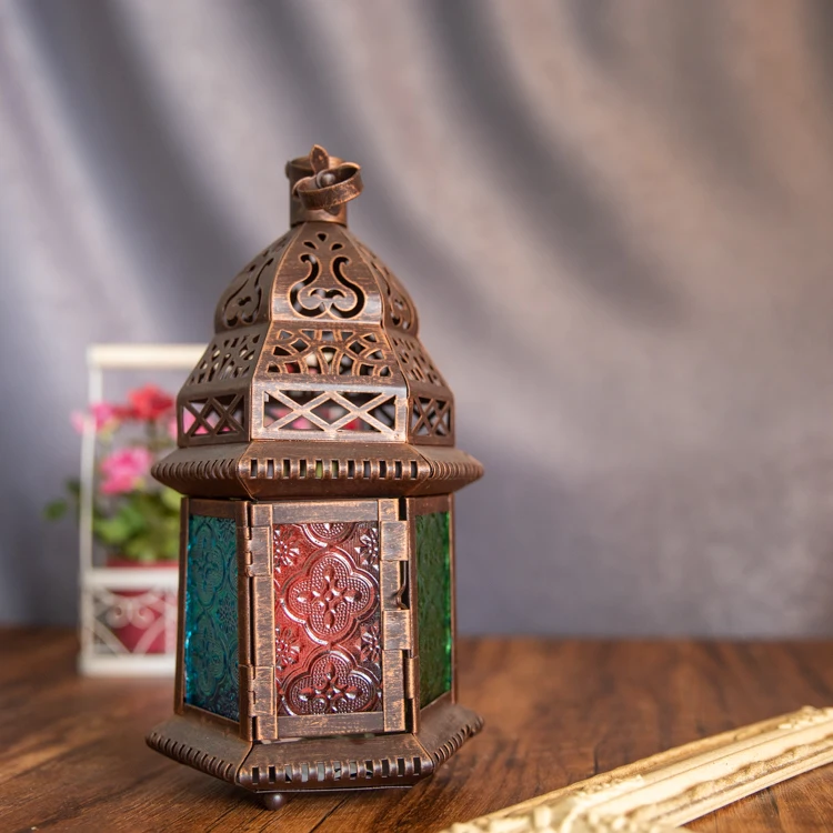 
Good Quality Popular Modern Metal Moroccan Hanging Mini Lantern 