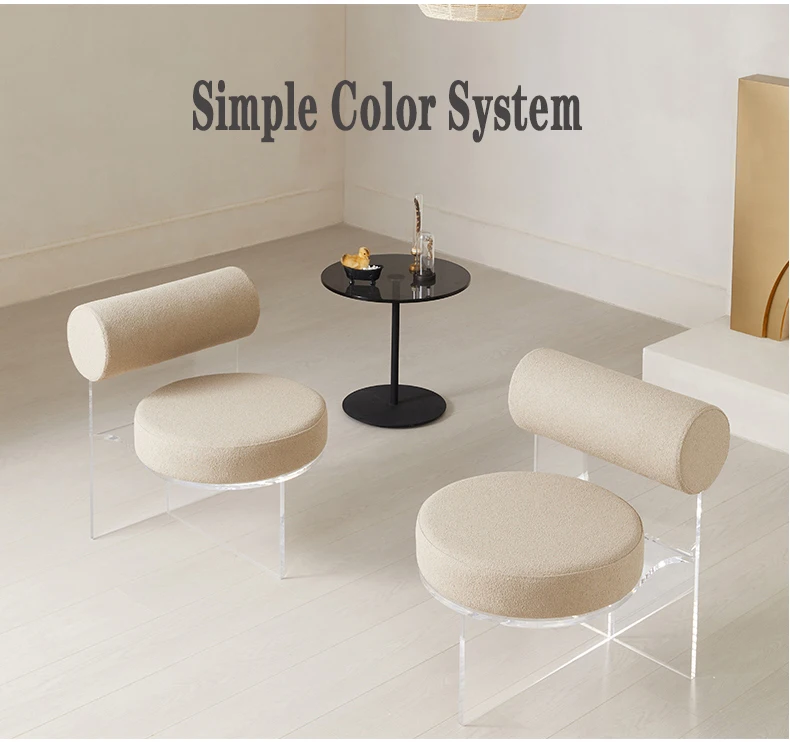 Mid Century Victoria Furniture Modern Armless Polycarbonate Dining Chair Crystal Transparent Plastic Clear Acrylic Ghost Chair