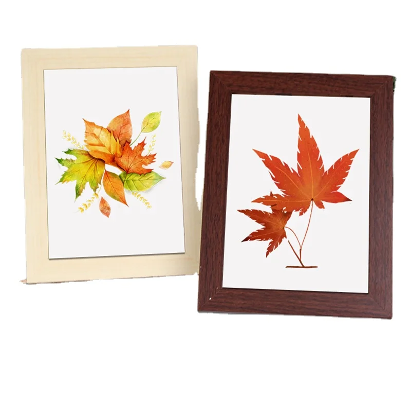 High quality Wooden Picture Frames For Home Decor Colorful Photo Frames