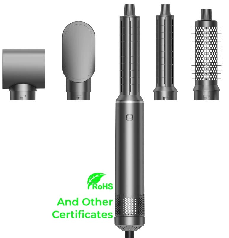 Five Plus 5 IN 1 High Speed Air Styler One Step Hair Dryer Hot Air Blower Rotating Multi Styling Tools Styler Hot Air Styler