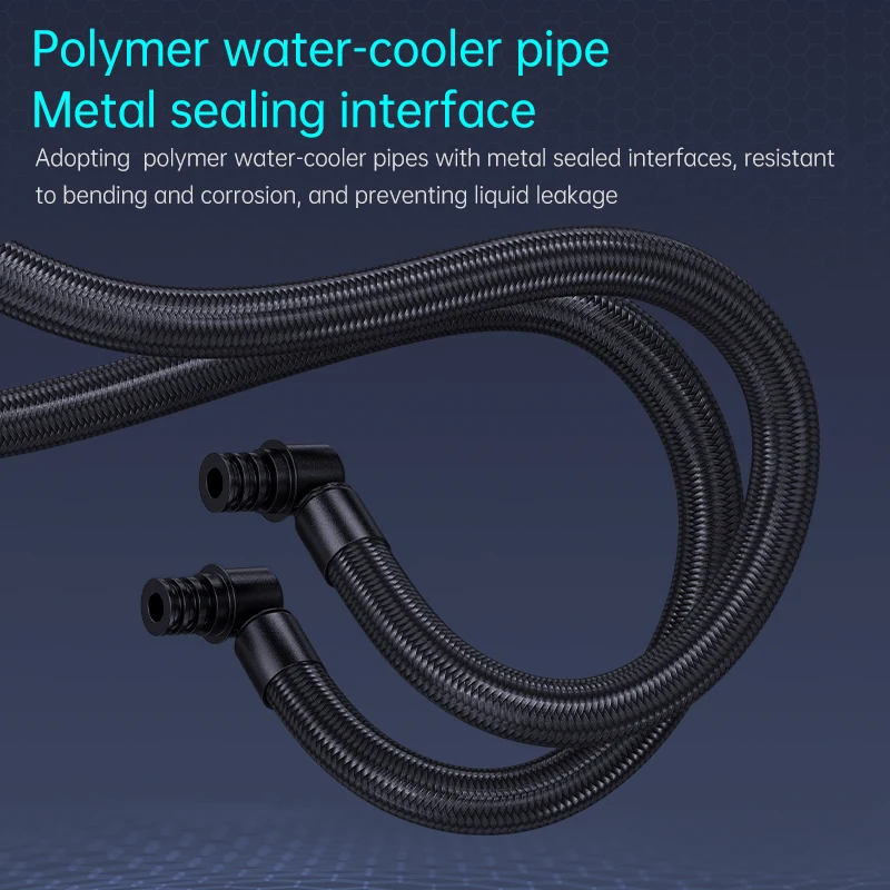 SNOWMAN CPU liquid cooling With PWM 4 Pin ARGB AIO cooler with twin black frame pc water cooling radiator