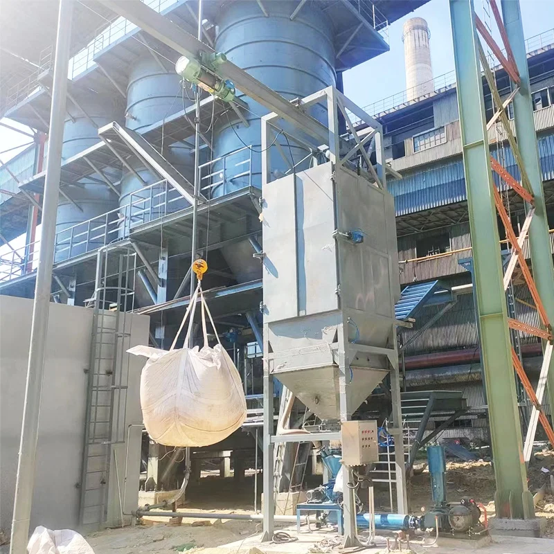 Jumbo bag Ton bag  Big Bag unloading  Discharge Station machine