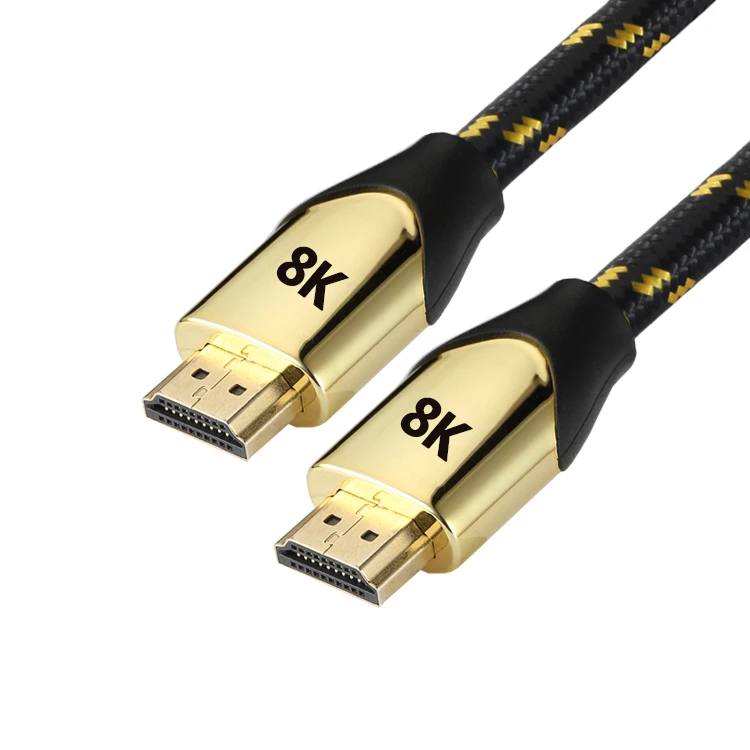 High resolution black HDMI cable 4K 60HZ at 18gbps with high speed Ethernet for HDTV PS3/4 computer projector