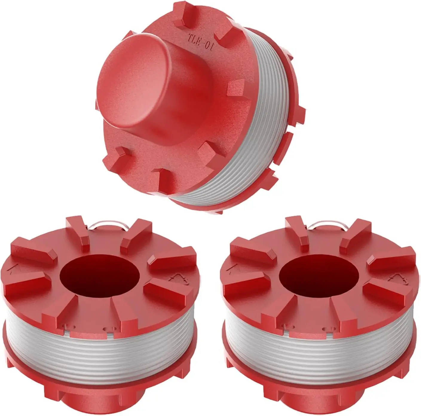 Strimmer Spool Line, 3405096 Strimmer Wire Compatible for Ein hell Cordless Grass Trimmer GE-CT 36/30 Li E Solo,GE-LM 36/4