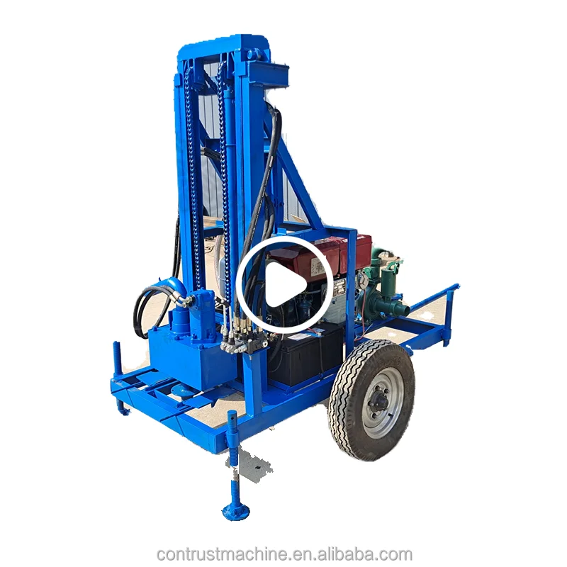 Truck mounted water bore well drilling machine Cheap price air compressor water well drilling rig machine for sale