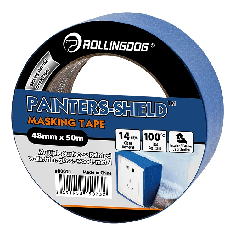 ROLLINGDOG Painters Shield 80021  Blue 48mm x 50m  Masking Tape