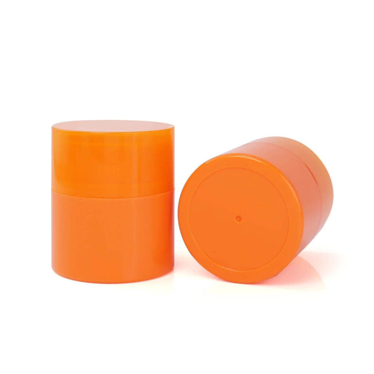 50g rotate design makeup Cleansing cream container plastic jar cleansing balm packaging