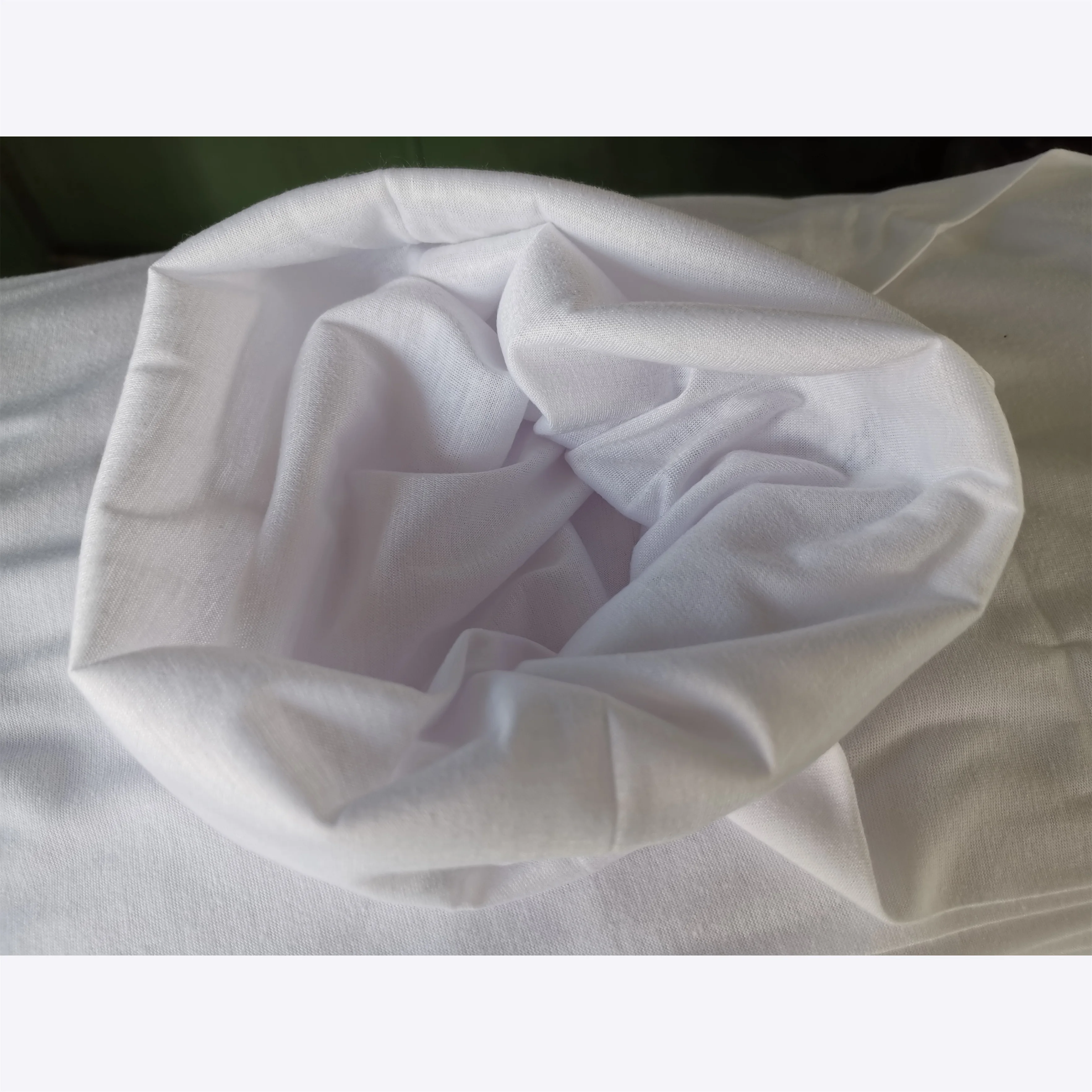 
 Заводская Прямая поставка, 100% полиэстер, необработанная белая трубчатая ткань для бандан   (62347828878)