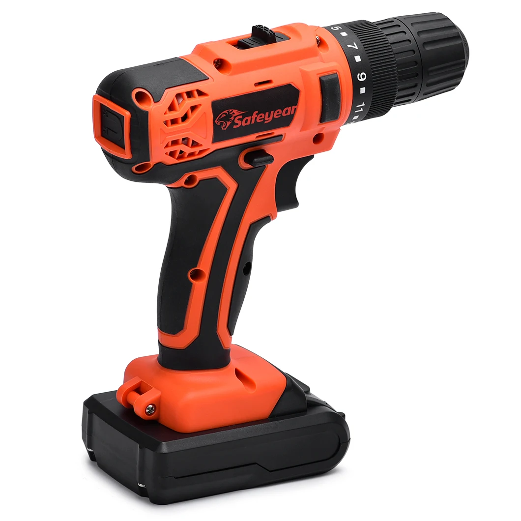 
SAFEYEAR 21V Durable Hardware Cordless Cutting Angle Grinde Power Toolsr Machine Electric Drill 
