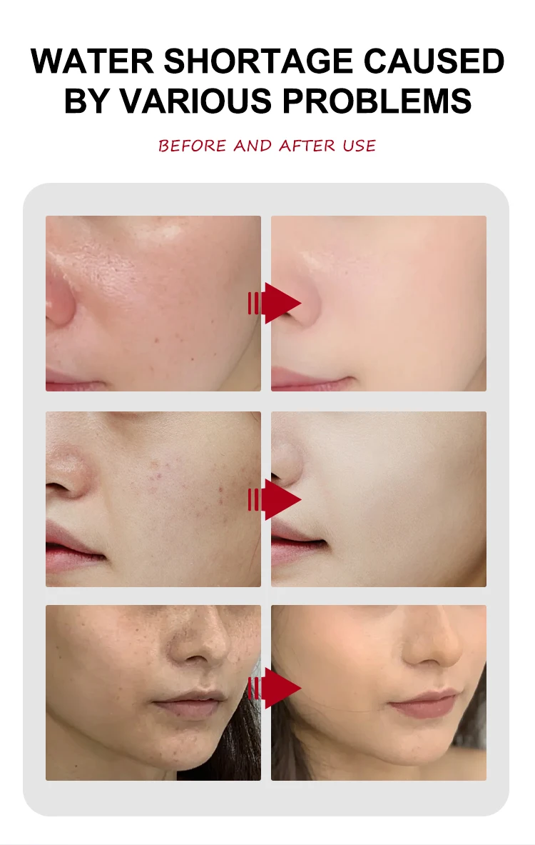 PUQIANNA factory cosmetic 24K GOLD Serum Moisturizing Hyaluronic Acid  Anti-Aging Whitening skin care serum Gold facial serum