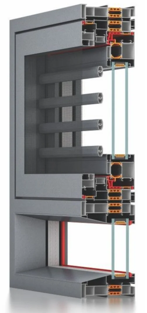 international standards Safe Heat Insulation Aluminum Double Glass Windows Energy Saving Outswing Casement Windows